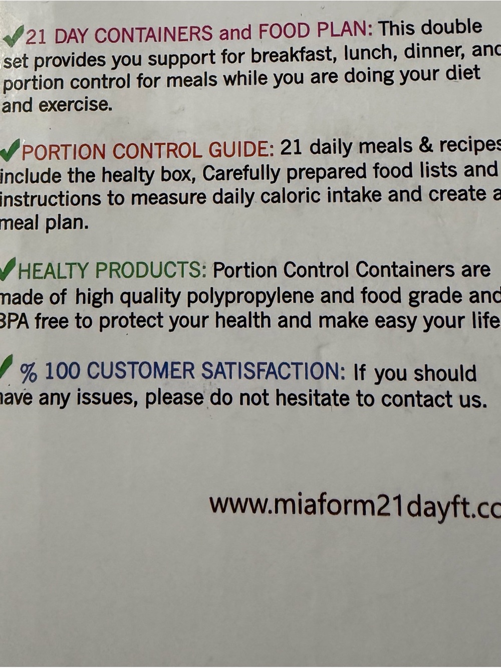 MiaForm Portion Control Container Kit - Multicolor - Picture 3 of 4
